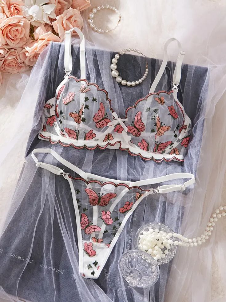 Sweet Flower Floral Pushup Summer Set with pantie. Pack of 3