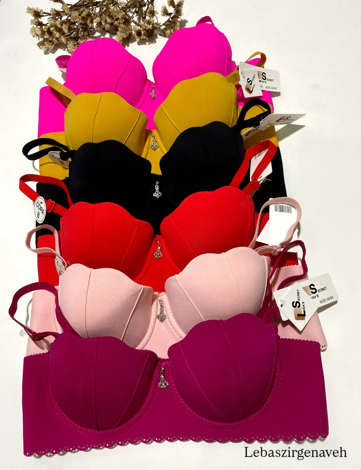 Imported Shell Bandeau / Strapless Bra