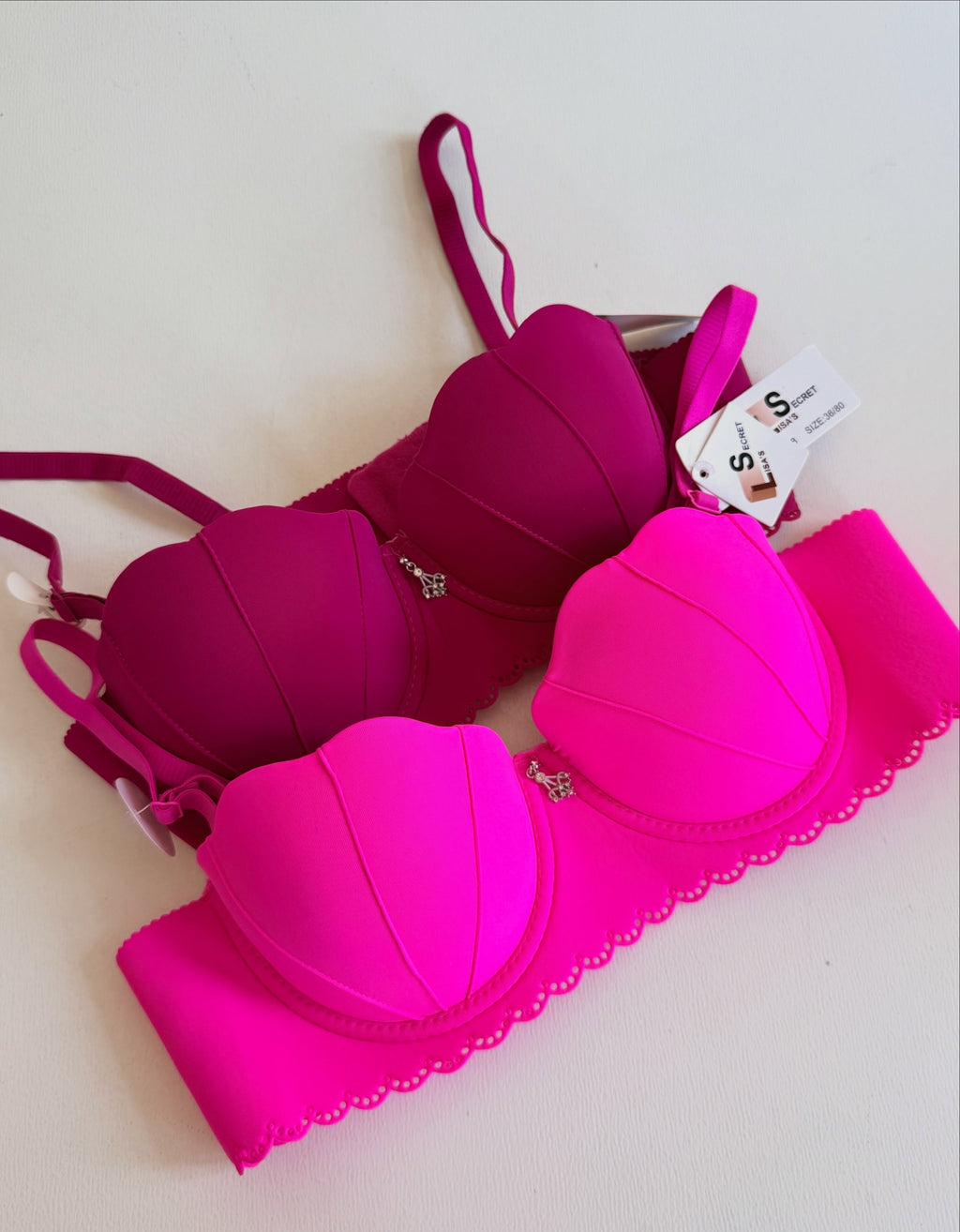 Imported Shell Bandeau / Strapless Bra