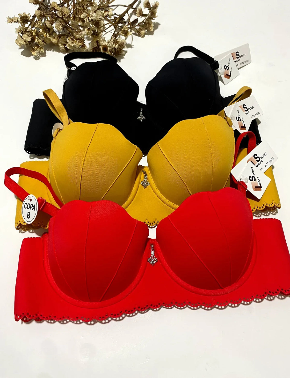 Imported Shell Bandeau / Strapless Bra