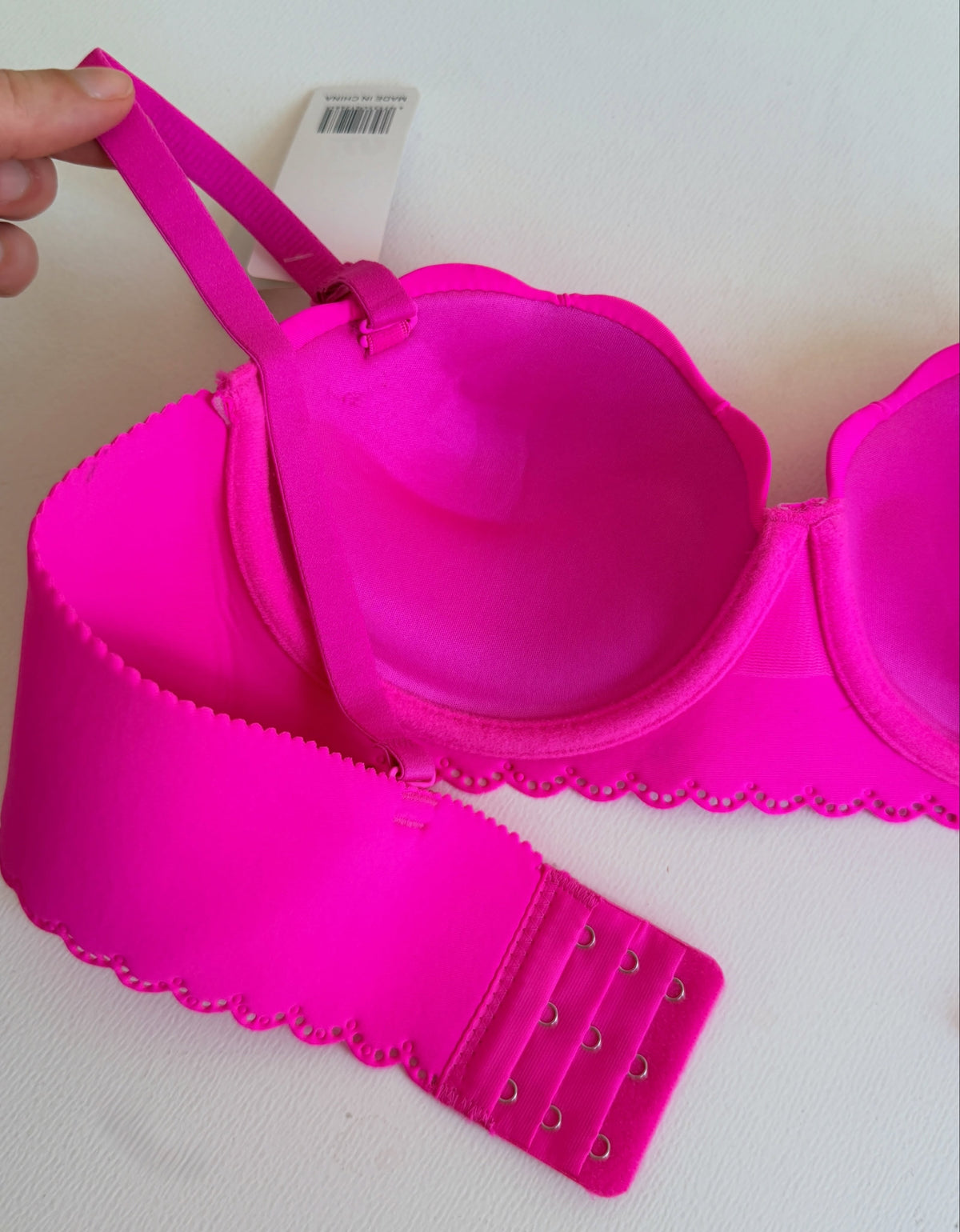 Imported Shell Bandeau / Strapless Bra