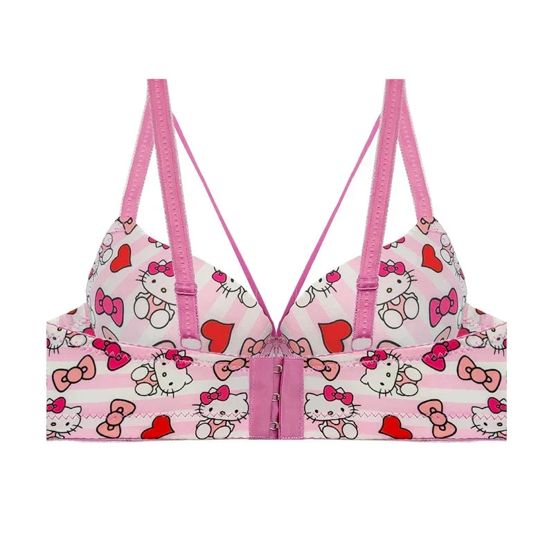 (Pack of 3) Hello Kitty Daily-wear Push-up Bra