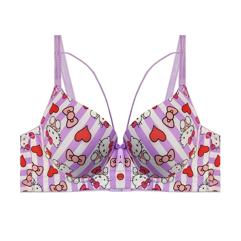 (Pack of 3) Hello Kitty Daily-wear Push-up Bra